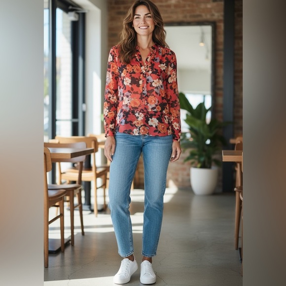 J. CREW NEW Women’s Blouse Top Long Sleeve Button Up | Size S (oversized) - Picture 9 of 9